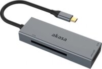 Akasa AK-CR-09BK USB Type-C Külső kártyaolvasó