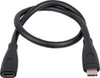 Akyga AK-USB-32 USB-C apa - USB-C anya hosszabbító kábel (0.3m)