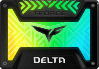 TeamGroup 1TB T-Force Delta RGB Lite (5V) 2.5" SATA3 SSD - Fekete