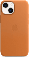 Apple iPhone 13 mini Magsafe Gyári Bőr Tok - Aranybarna