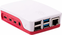 Joy-IT Raspberry Pi 4 B ház - Fehér/Piros