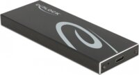 Delock 42003 M2 USB-C Külső SSD ház - Fekete