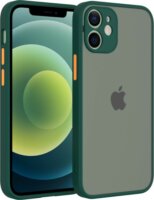 Cellect Apple iPhone 13 Pro Műanyag Tok - Zöld/Narancs