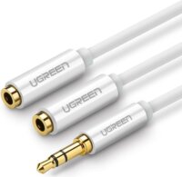 UGREEN 10739 3.5mm Jack kábel(2x 3.5mm Jack anya - 3.5mm Jack apa)