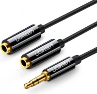 UGREEN 20816 3.5mm Jack kábel 0.25m (3.5mm Jack apa - 2x 3.5mm Jack anya)