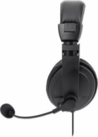 Manhattan 179881 Stereo USB Headset - Fekete