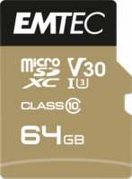 Emtec 64GB SpeedIN Pro microSDXC UHS-I CL10 Memóriakártya + Adapter