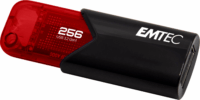 Emtec 256GB B110 Click Easy USB 3.2 Gen 1 Pendrive - Fekete/Piros