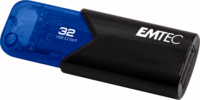 Emtec 32GB B110 Click Easy USB 3.2 Gen 1 Pendrive - Fekete/Kék