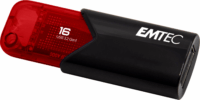 Emtec 16GB B110 Click Easy USB 3.2 Gen 1 Pendrive - Fekete/Piros