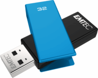 Emtec 32GB C350 Brick USB 2.0 Pendrive - Fekete/Kék