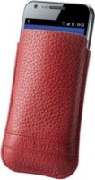 Samsonite Slim Classic Leather Case-XL tok piros