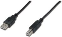 Assmann USB 2.0 M - USB-B 2.0 M Adapterkábel 1m Fekete