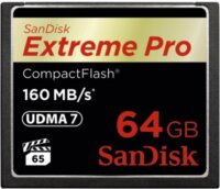 Sandisk 64GB Extreme PRO CompactFlash memória kártya