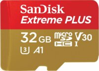 Sandisk 32GB Extreme Plus microSDHC UHS-I CL10 Memóriakártya + Adapter