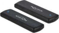 Delock 42633 M2 USB-C Külső SSD ház - Fekete