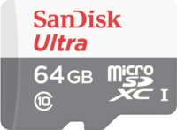 Sandisk 64GB Ultra microSDXC UHS-I CL10 Memóriakártya + Adapter