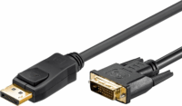 Goobay DisplayPort v1.2 - DVI-D kábel 2m Fekete