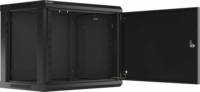 Lanberg 19" Fali rack szekrény 9U 600x450mm - Fekete