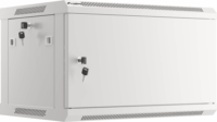 Lanberg 19" Fali rack szekrény 6U 600x450mm - Szürke