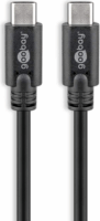 Goobay USB-C 3.1 apa - USB-C apa Adat és töltő kábel (1m)