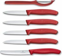 Victorinox Swiss Classic Kés készlet (6db) - Piros