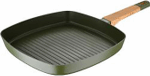 Bergner SG-6764 Earth Green 24cm Grill serpenyő - Szürke