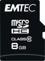 Emtec 8GB Classic microSDHC UHS-I CL10 Memóriakártya + Adapter