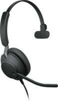 Jabra Evolve2 40 (UC, USB-A) Mono Headset - Fekete