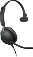 Jabra Evolve2 40 (Microsoft Teams, USB-A) Mono Headset - Fekete