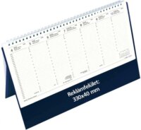 Toptimer 325 x 155mm 2022 Asztali álló naptár - Kék