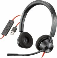 Plantronics Blackwire C3320 USB-A Stereo Headset - Fekete