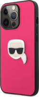 Karl Lagerfeld Head Apple iPhone 13 Pro Műbőr Tok - Pink