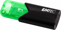 Emtec 64GB B110 Click Easy USB 3.2 Pendrive - Fekete/Zöld