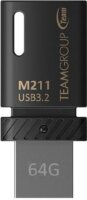 TeamGroup 64GB M211 USB 3.2 Pendrive - Fekete