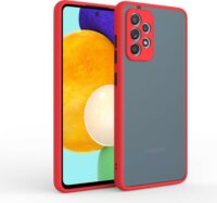 Cellect Xiaomi Redmi Note 10 Műanyag Tok - Szürke/Piros