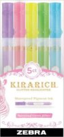 Zebra Kirarirch 3.5mm Szövegkiemelő készlet - Vegyes színek (5 db / csomag)