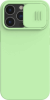 Nillkin CamShield Silky Apple iPhone 13 Pro Magsafe Szilikon Tok - Menta zöld