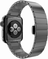 Mybandz Apple Watch S1/2/3/4/5/6 klasszikus Fém szíj 42/44mm - Fekete