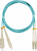 Nikomax NMF-PC2M3C2-SCU-LCU-010 optikai patch kábel SL - LC Duplex 10m - Kék
