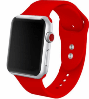 Mybandz Apple Watch S1/2/3/4/5/6 Szilikon szíj 38/40mm - Piros