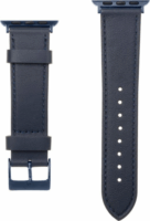 Fixed Apple Watch S1/2/3/4/5/6/7/SE Bőr szíj 42/44/45mm - Kék