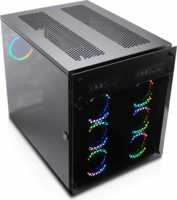 Nanoxia Dual System Streaming Számítógépház - Fekete
