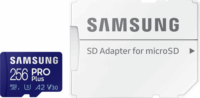 Samsung 256GB PRO Plus (2021) microSDXC UHS-I CL10 memóriakártya + Adapter