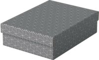 Esselte Home karton Tárolódoboz / Ajándékdoboz 36,8L - Szürke (3 db / csomag)