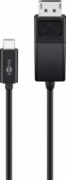Goobay USB-C - DisplayPort kábel 1.2m - Fekete