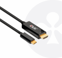 Club3D HDMI A - USB-C kábel 1.8m - Fekete