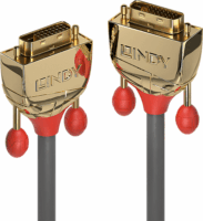 Lindy DVI-D - DVI-D kábel 3m - Szürke