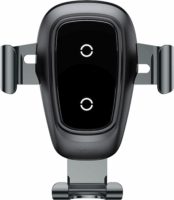 Baseus Metal Wireless Charger Autós gravitációs vezeték nélküli töltő - Fekete (10W)