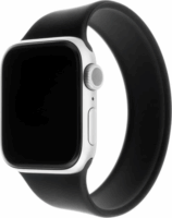 Fixed Apple Watch S1/2/3/4/5/6/7/SE Szilikon szíj L 42/44mm - Fekete
